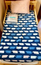 Model DA-220 Dorel Asian Limited Toddler Light Wood Bed With Kolcraft Crib Mattress