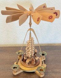 Traditional Erzgebirge Wooden Christmas Pyramid Germany (as Is)