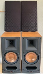 Pair Of Klipsch RB35 Cherry Speakers