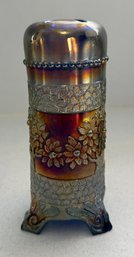 Antique Fenton Carnival Glass Iridescent Hat Pin Holder Orange Tree Pattern 1912 (as Is)