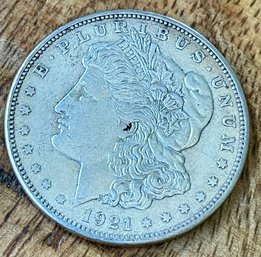 1921 Morgan Silver Dollar Coin