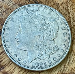 1921 Morgan Silver Dollar Coin