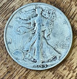 1944 Silver Walking Liberty Half Dollar Coin