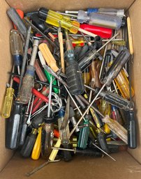 Large Assortment Of Screwdrivers