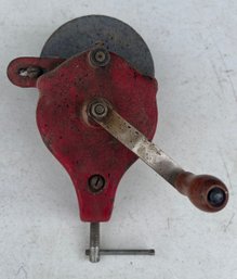Vintage Clamp Mount Hand Grinding Wheel