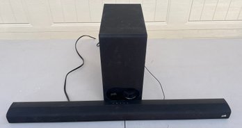 Polk Signa S2 Soundbar And Subwoofer With Power Cables And TV Optical Line
