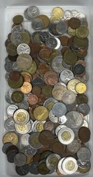 Small Lot Of Assorted Foreign Coins - France, Mexico, Nigeria, Czech, Canada, Finland
