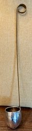 Antique Sterling Silver Mappin & Web Ladle With Brass Handle