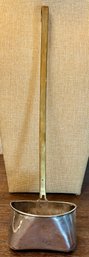 Antique William Needham  English Sterling Silver Ladle With Brass Handle