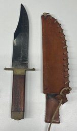 CVA Italy 11' Fixed Blade Knife With Leather Sheath