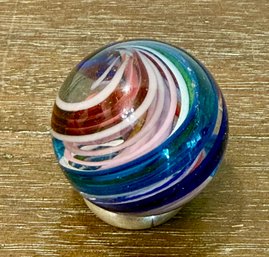 Art Glass Hand Made Marble Sphere