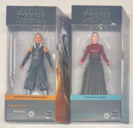 Hasbro Star Wars The Black Series Mandalorian Ahsoka Tano And Morgan Elsbeth In Packaging