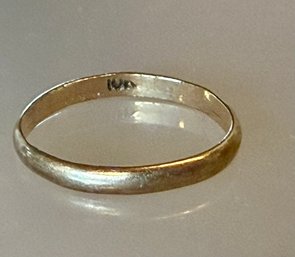Antique 10k Gold Baby Ring Size 1 Total Weight .58 Grams
