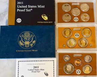 2011 United States Mint Proof Coin Set With COA & Original Box