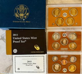 2011 United States Mint Coin Set With Paperwork & Original Box