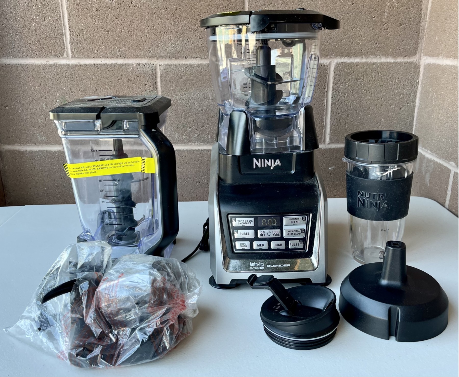 Ninja Auto Iq Ninja Bullet Blades Blender Fins Blade Base