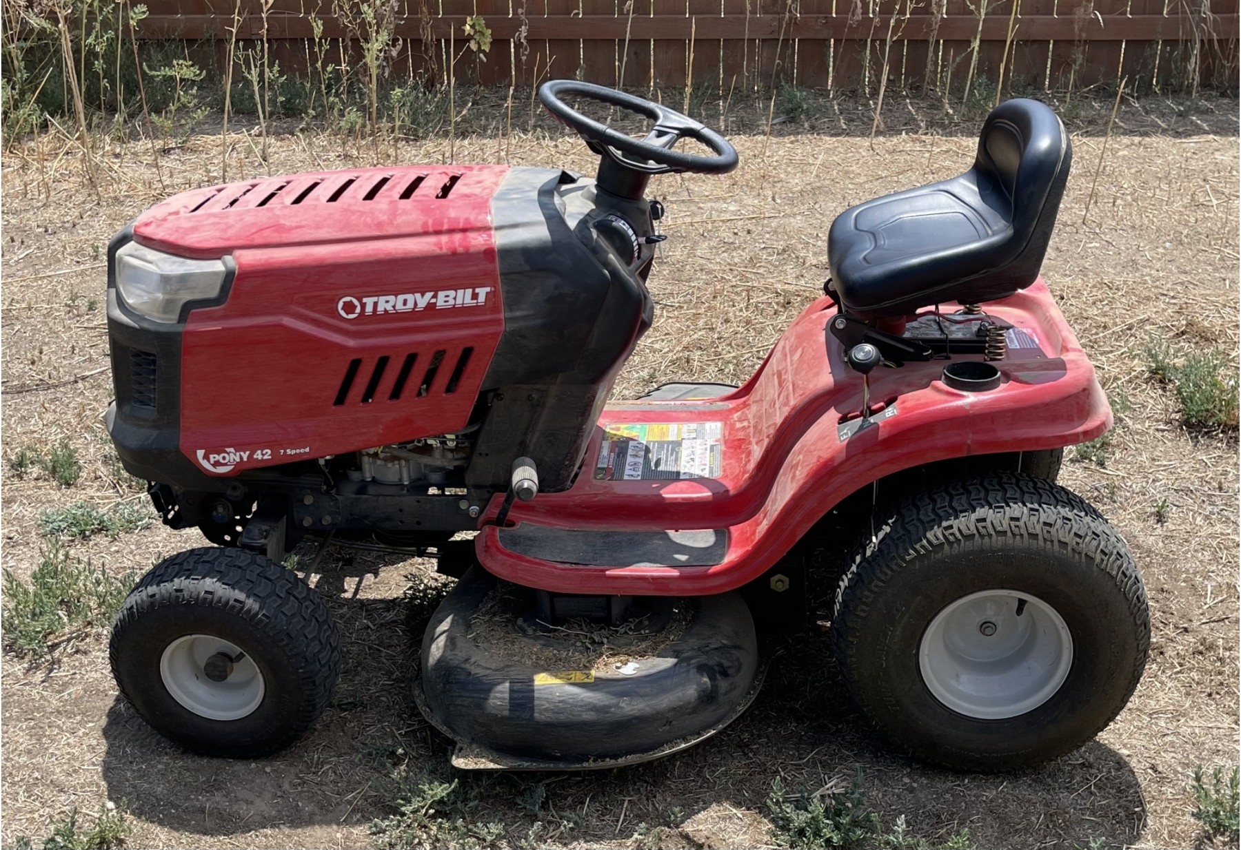 Speed Troy Bilt Pony 42 Riding Mower Troy Bilt Pony 42 In Gas