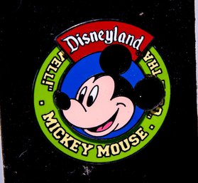 DISNEYLAND  PIN - MICKEY MOUSE 'SURE IS SWELL' SPINNER