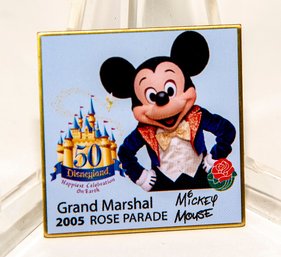 MICKEY MOUSE PIN 'DOUBLE COLLECTIBLE' DISNEY  2005 ROSE PARADE