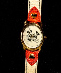 MICKEY AND MINNIE - 'TIMELESS LOVE' WRIST WATCH By BRADFORD - New Battery!