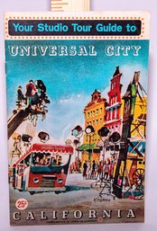 1966 UNIVERSAL STUDIOS TOUR GUIDE  PROGRAM