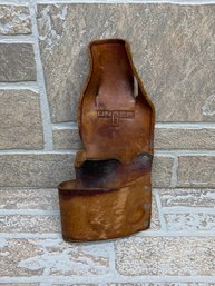 Vintage Unger Leather Tool Holster / Belt Pouch  Heavy Duty Workwear