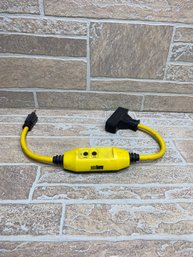 Shock Buster GFCI Inline Extension Cord Adapter  15A 125V Rainproof