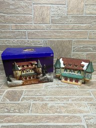 Holiday Time Vintage Village Opera House Lighted Christmas Building W/ Box  No Bulb