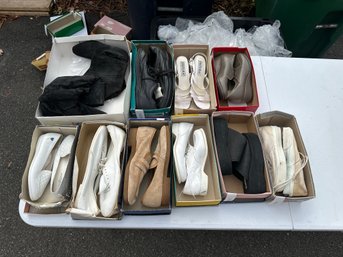 Mixed Lot Womens Shoes & Boots  Heels, Flats, Casual & Tall Boots  Assorted Sizes