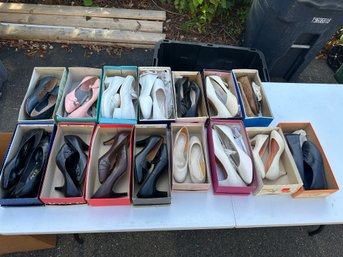 Large Mixed Lot Womens Heels & Dress Shoes  Pumps, Flats & Formal Styles  Assorted Sizes