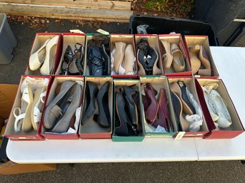 Large Lot Womens Shoes  Heels, Flats, Sandals & Casual  Boxed  Assorted Sizes