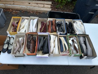 Large Mixed Lot Womens Shoes  Heels, Flats, Sneakers & Sandals  Assorted Styles & Sizes  Boxed