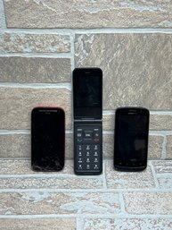 Lot Of 3 Different Phones