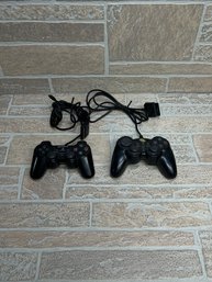 Lot Of 2 Controller For Playstation 2