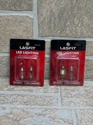 Lot Of LASFIT 28MM LED Festoon Bulbs  DC 12V CANBUS White Light (New)