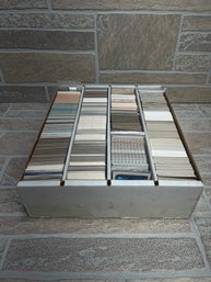 Large Mixed Lot Sports Trading Cards W/ Storage Box  Baseball, Basketball, Football  Some Pokmon