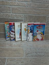 Holiday & Kids DVD Lot  Rudolph, Frosty, Grinch, Cat In The Hat, SpongeBob & More