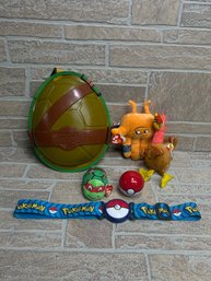 Teenage Mutant Ninja Turtles Shell  Pokmon Belt & Pok Ball  TY Plush & Toy Lot