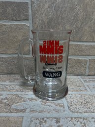 Vintage MMIS Wang Glass From Event January 1984