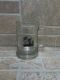 Vintage Oakland Raiders Glass Mug With NFL Team Emblem