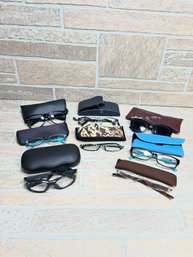 Assorted Lot Of Eyeglasses, Sunglasses & Cases  Mixed Styles