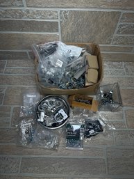 Large Mixed Hardware Lot  Screws, Brackets, Mounts, Fasteners, Misc Parts