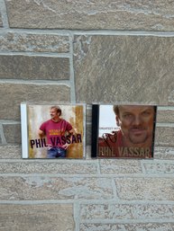 Autographed Phil Vassar CD Lot (2)  Shaken Not Stirred & Greatest Hits  Signed Covers