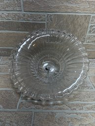 Vintage Style Clear Glass Ceiling Light Shade / Flush Mount Fixture Dome W/ Hardware