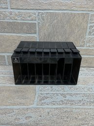 Vintage Atari Game Cartridge Storage Rack / Holder  Holds Multiple Cartridges  Black Plastic