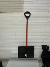 Bigfoot Wide Snow Shovel W/ Ergonomic D-Handle  Heavy Duty Snow Pusher