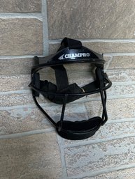 Champro Softball Face Mask / Umpire Mask  Black Metal Cage W/ Padding