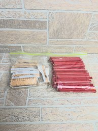 Vintage Weyerhaeuser Laminated Beams Advertising Pencils & Folding Rulers Lot