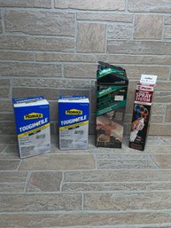 Home Improvement Tool Lot - Homax Tough As Tile Kits, Wolfcraft Dowel Jig & Preval Spray System
