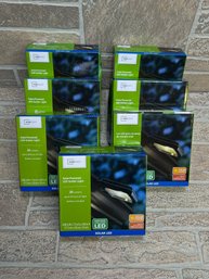 Lot Of 7 Mainstays Solar-Powered LED Gutter Lights - 20 Lumens